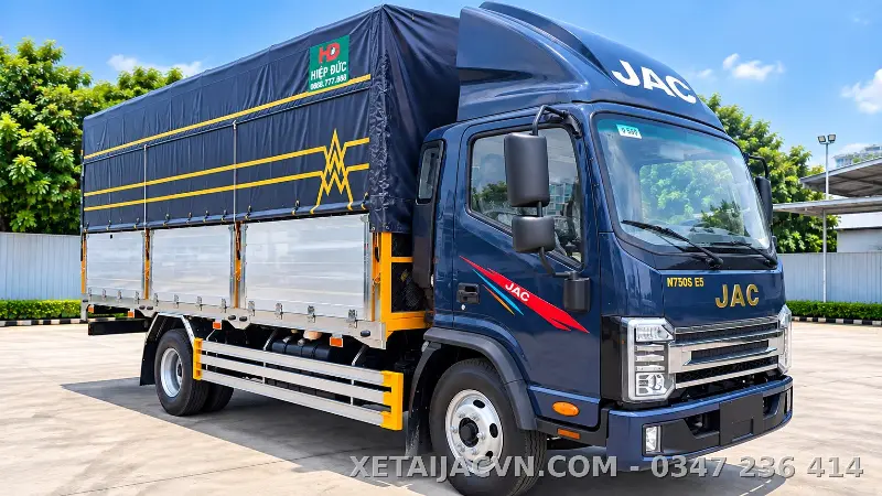 Jac N750 Plus E5A Inox bửng nhôm