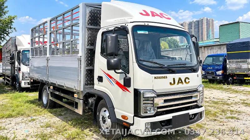 Jac N350S Pro Inox bửng nhôm