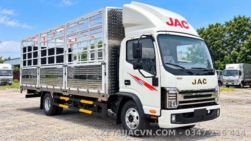 Jac N350SL thùng bạt bửng nâng