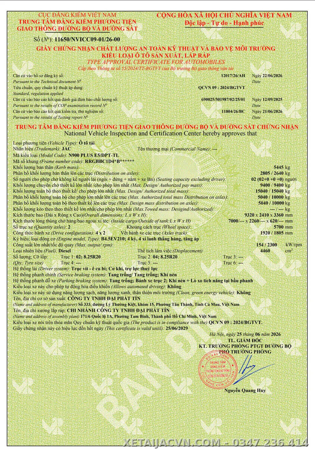 thùng lửng tiêu chuẩn