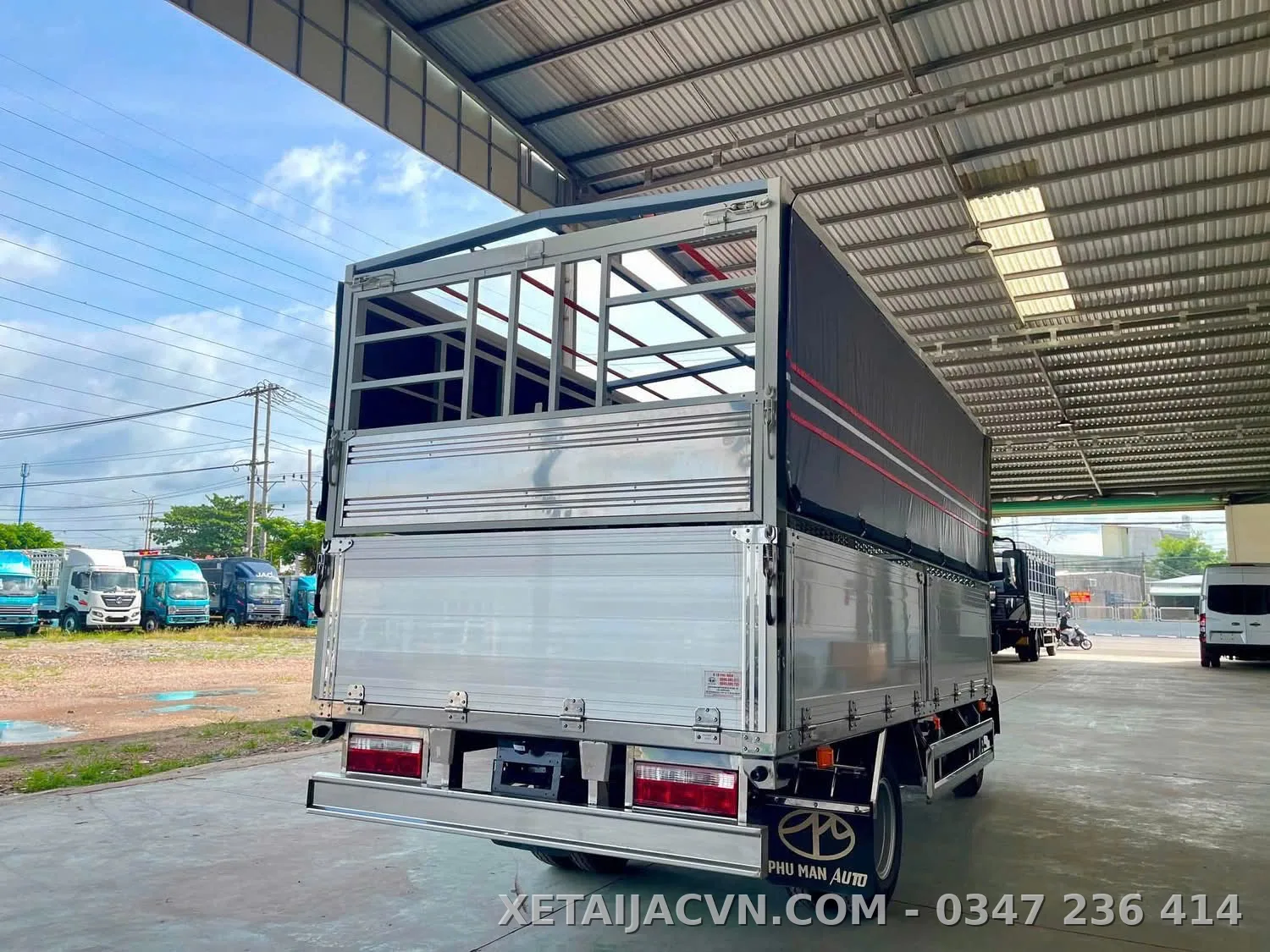 Thùng bạt inox bửng nhôm