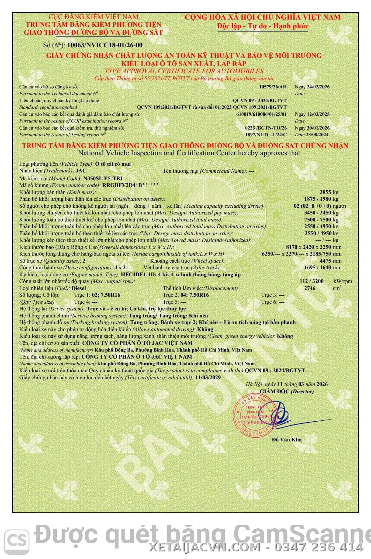 Thùng bạt tiêu chuẩn